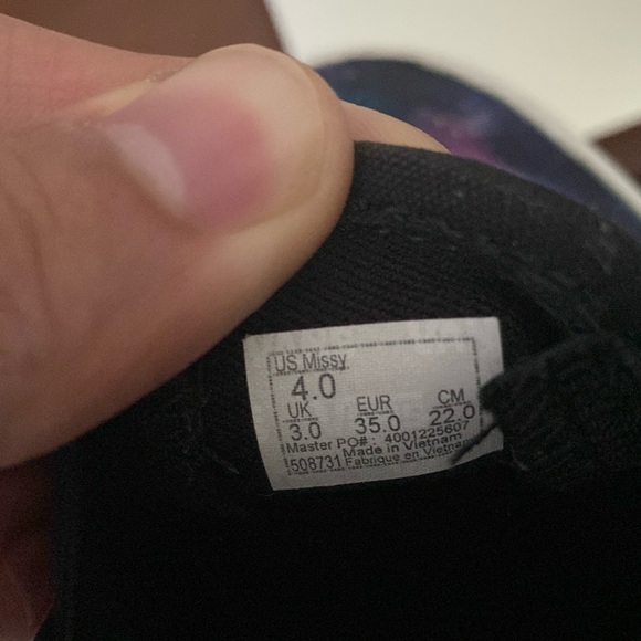 Vans Galaxy Slip-On Sneakers Women’s 4 Multi Purple - Picture 9 of 9